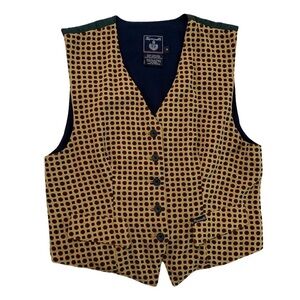 Faconnable Button Down Vest Size Small